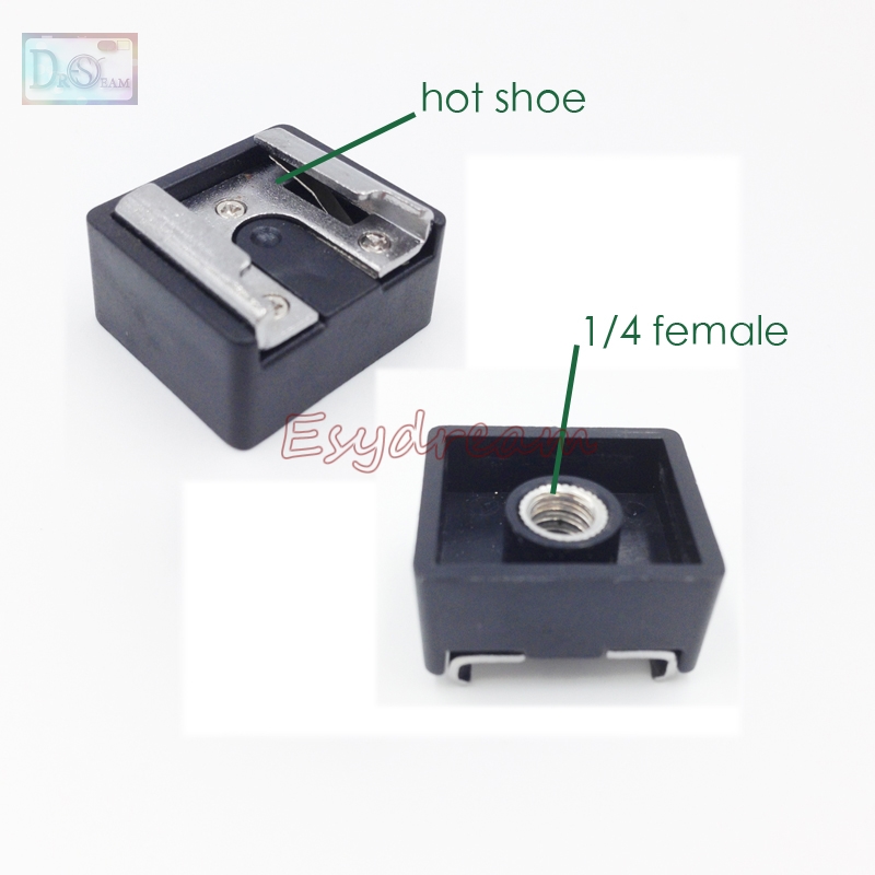 Photography Lighting Meter - เย็นรองเท้าร้อน Hotshoe Mount Adapter 1/4สำหรับสตูดิโอแฟลช LED