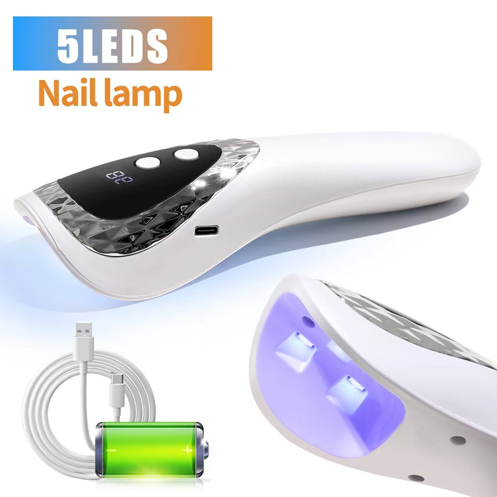 Photography Lighting Gels - โคมไฟ LED UV แบบพกพาสำหรับอบเล็บ โคมไฟชาร์จไฟได้ขนาดเล็ก สำหรับทำเล็บเจล
