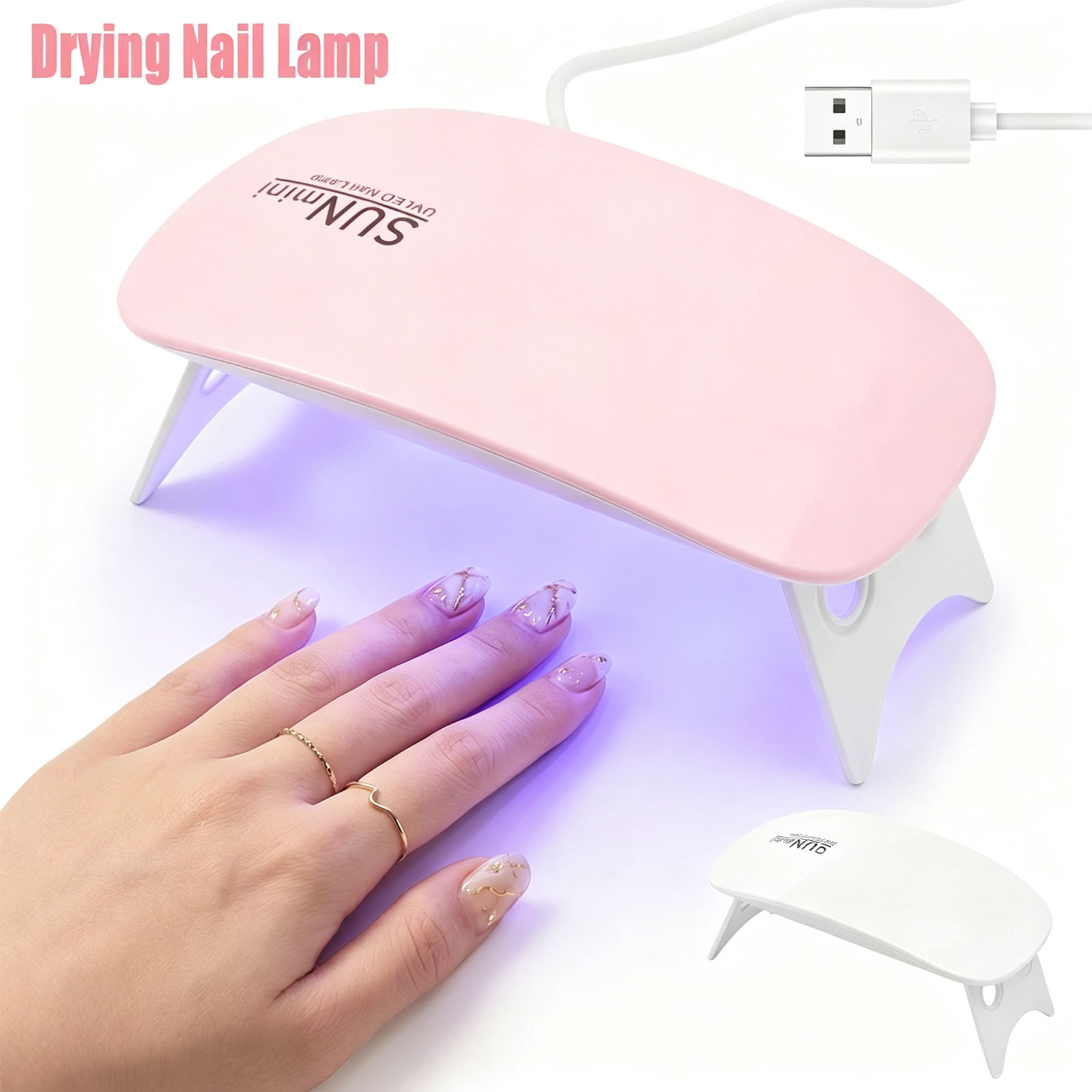 Photography Lighting Gels - เครื่องอบเล็บยูวี โคมไฟอบเล็บแบบตั้งโต๊ะ อุปกรณ์อบเล็บเจล แสงแอลอีดีสำหรับทำเล็บที่บ้าน อุปกรณ์ตกแต่งเล็บ