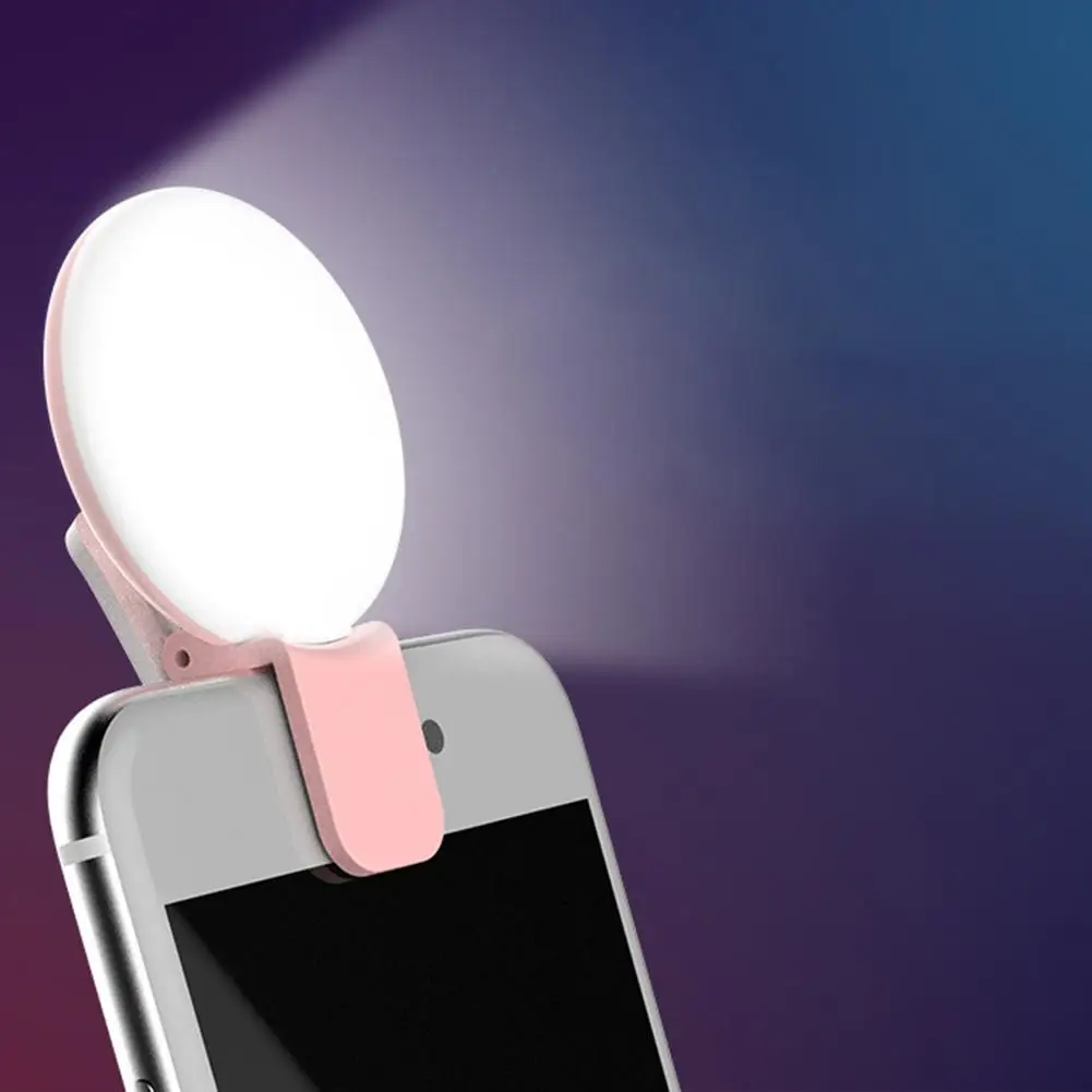 Photography Lighting Circle - โทรศัพท์มือถือ LED Selfie แหวนแสงแบบพกพา Mini ทนทานสามหยุด