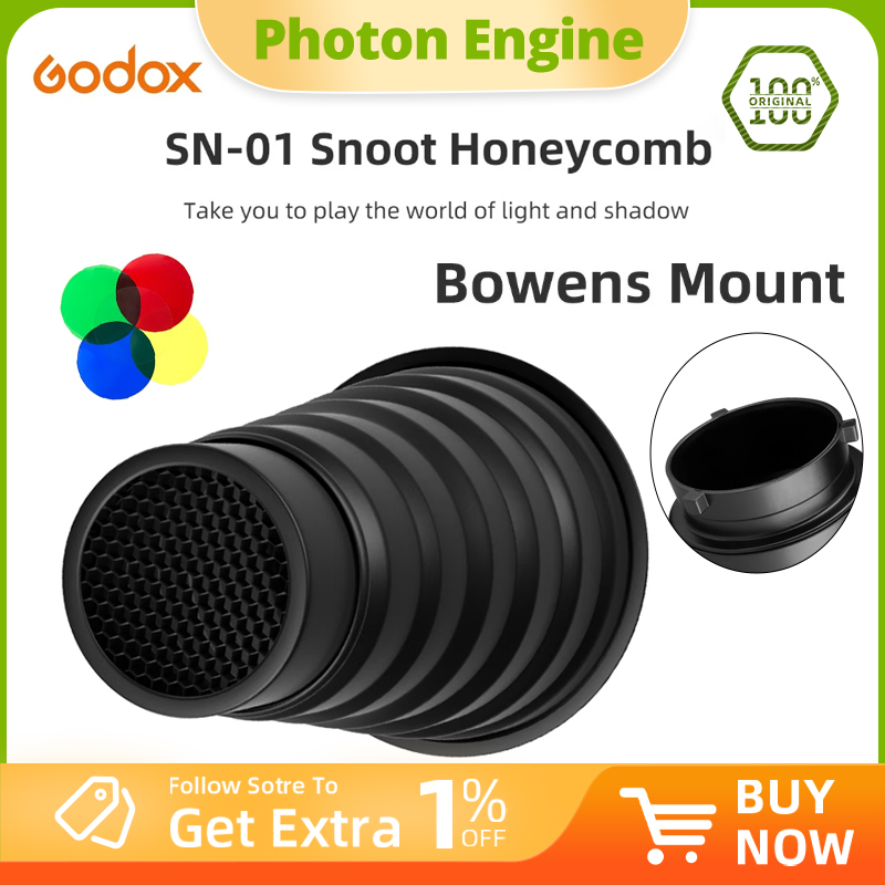 Photography Types Of Lighting - GODOX SN-01 Bowens โบเวนส์ สนูทขนาดใหญ่ อุปกรณ์เสริมสำหรับแฟลชสตูดิโอ