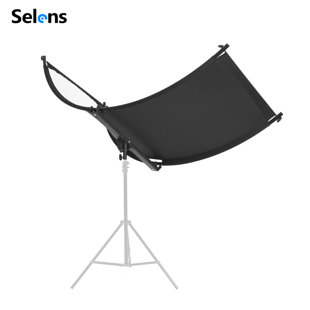 Beauty Dish 55Cm - แผ่นสะท้อนแสงโค้ง Selens Curved Light Studio รูปตัว