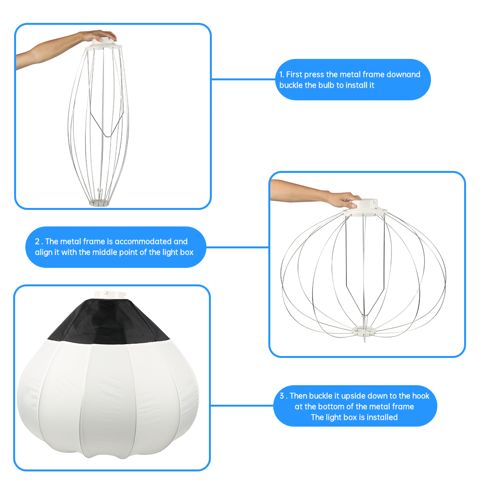 Globe Modifier Round - ซอฟต์บ็อกซ์ทรงกลมขนาด 65 ซม. แบบ Bowens Elinchrom