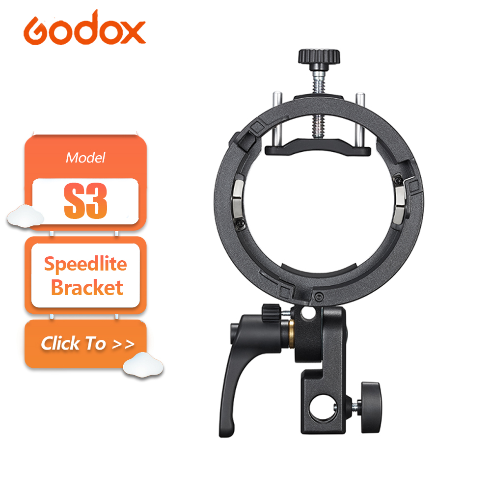 Beauty Dish 55Cm - ขายึดแฟลช Godox S3 พร้อมเมาท์ Bowens สำหรับแฟลชติดกล้อง