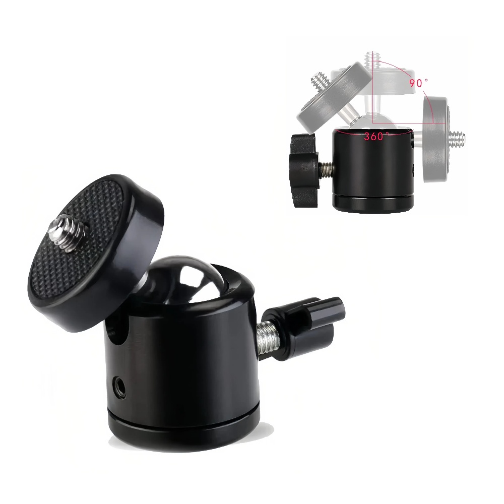 Photography Video Lighting Kit With Adjustable Tripod Stand - Terebento 1/4 สกรูขาตั้งกล้องอะแดปเตอร์หัวล็อค LED Light Flash