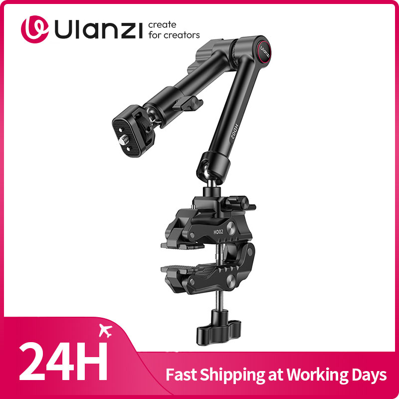 Photography Video Lighting Kit With Adjustable Tripod Stand - ชุดอุปกรณ์แขนยืด Ulanzi HD02 ขนาด 10 นิ้ว