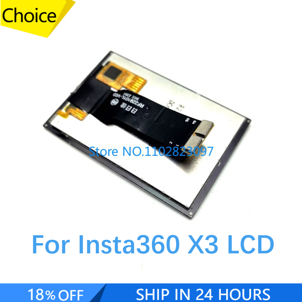 Insta360 Camera X3 - หน้าจอ LCD ใหม่พร้อมอะไหล่ซ่อมระบบสัมผัสสำหรับกล้องแอคชั่น Insta360 X3 ชุดประกอบหน้าจอ