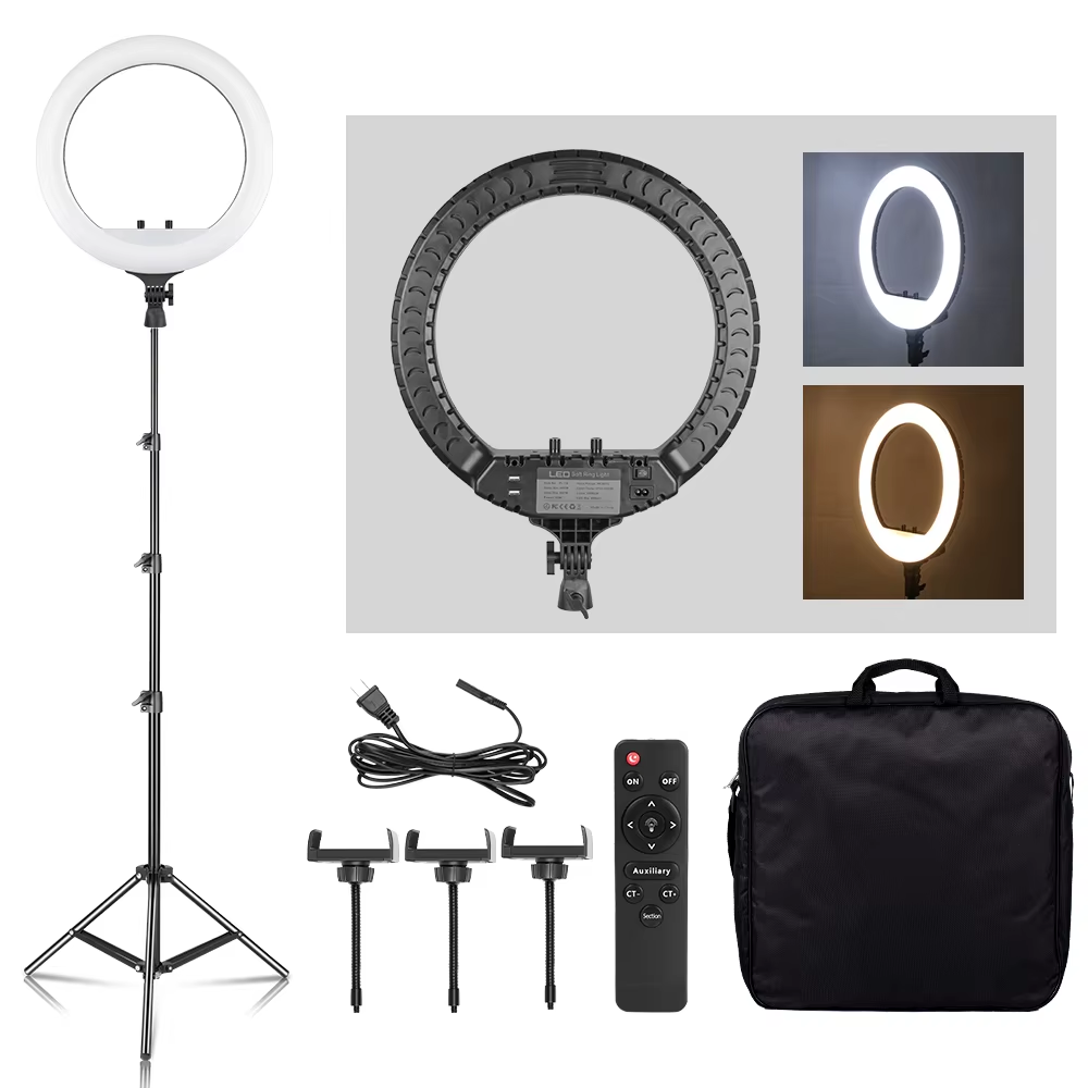 ไฟวงแหวน LED ขนาด 18 นิ้ว พร้อ - Photography Lighting Circle บทวิจารณ์และราคา