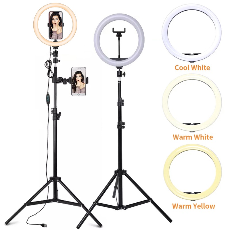 ไฟวงแหวน LED ขนาด 6/10/12 นิ้ว - Photography Lighting Circle บทวิจารณ์และราคา