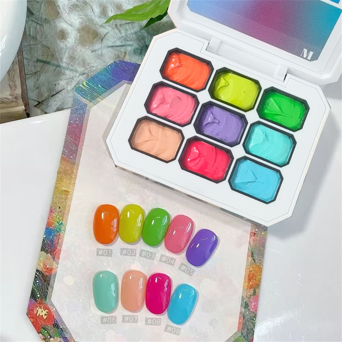 ยาทาเล็บเจล 9 สี 1 ชิ้น สำหรับ - Photography Lighting Gels บทวิจารณ์และราคา