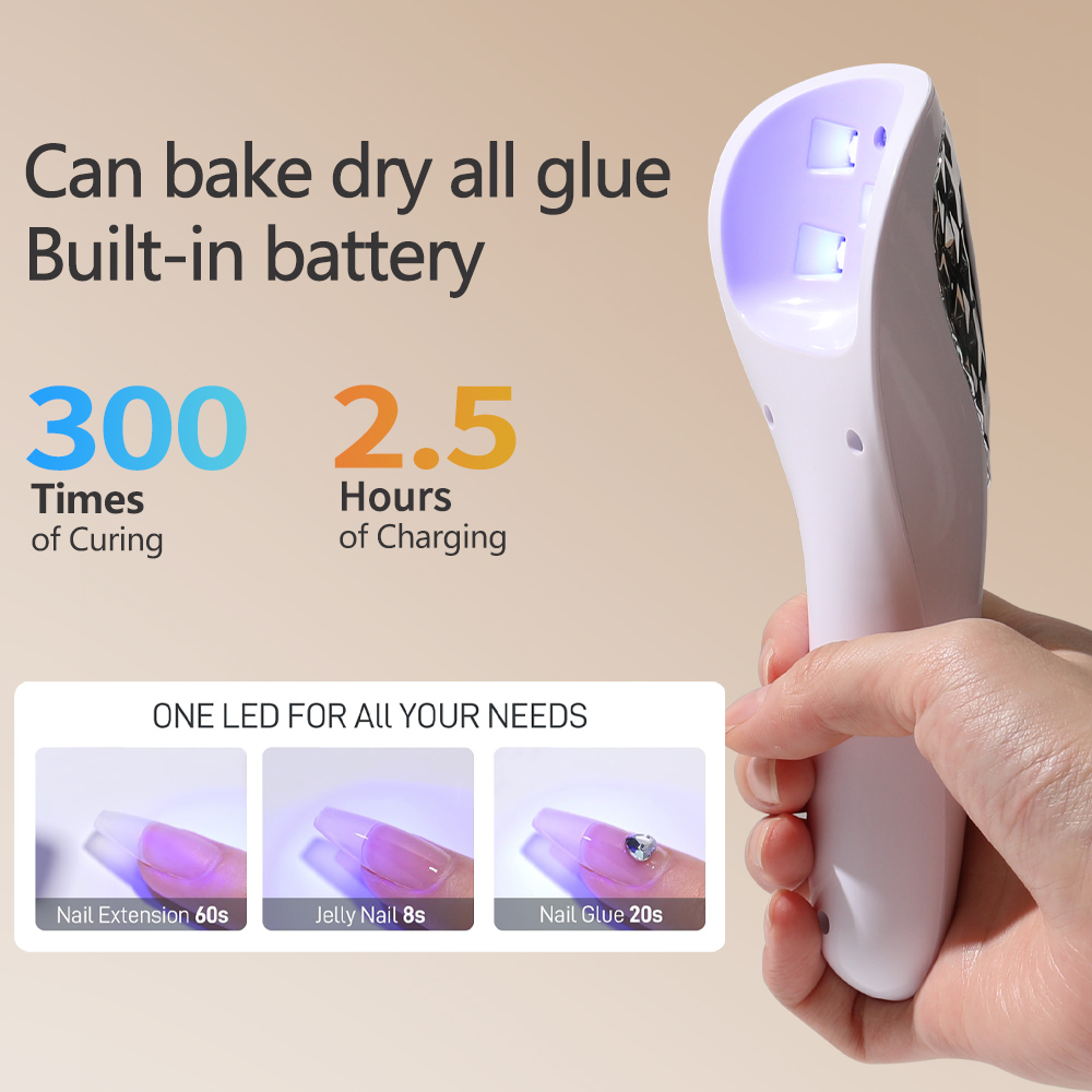 โคมไฟ LED UV แบบพกพาสำหรับอบเล - Photography Lighting Gels บทวิจารณ์และราคา