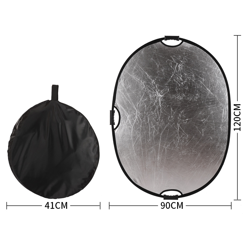 แผ่นสะท้อนแสงแบบพกพา 2-in-1 ขน - Photography Lighting Kit Portable บทวิจารณ์และราคา