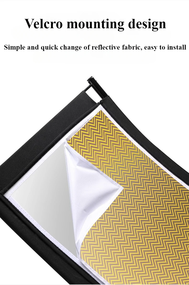 ผ้าสะท้อนแสงแบบพับได้ 4 สี รูป - Photography Types Of Lighting บทวิจารณ์และราคา