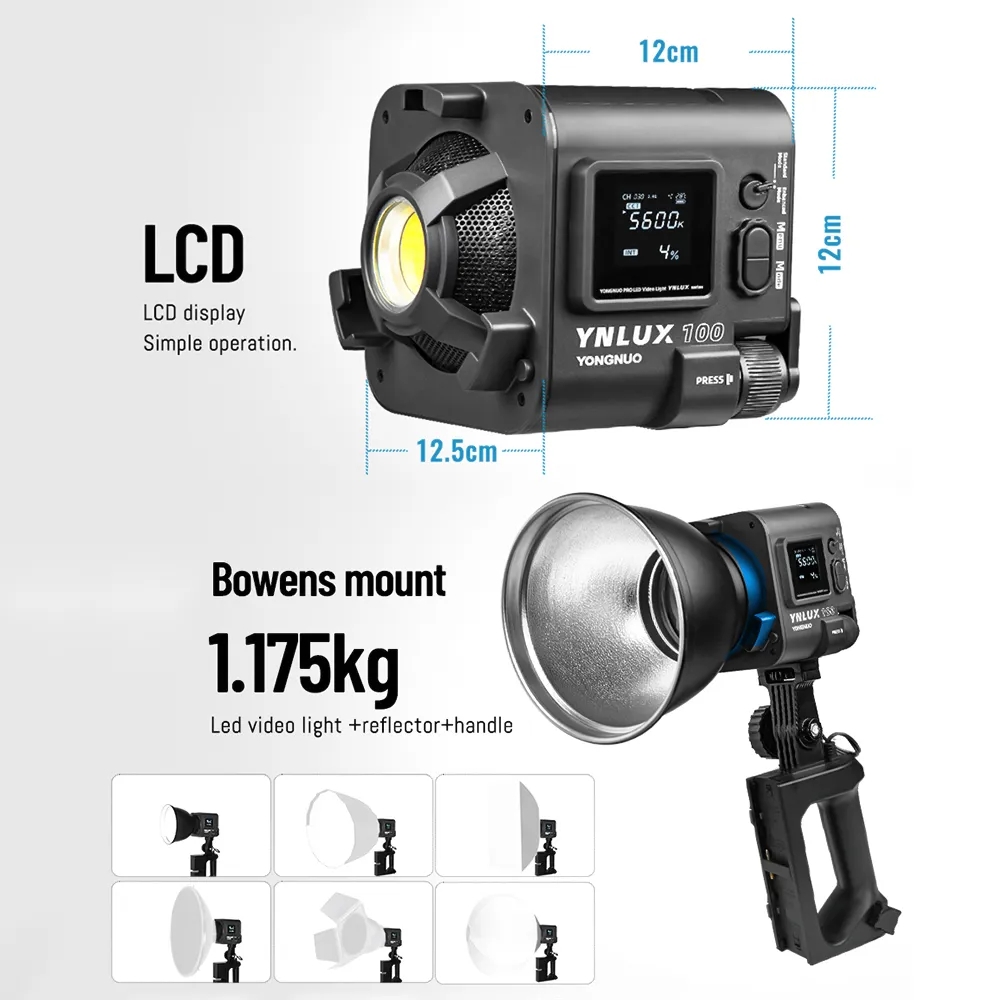 ไฟวิดีโอ LED แบบพกพา YONGNUO Y - Photography With Lighting บทวิจารณ์และราคา