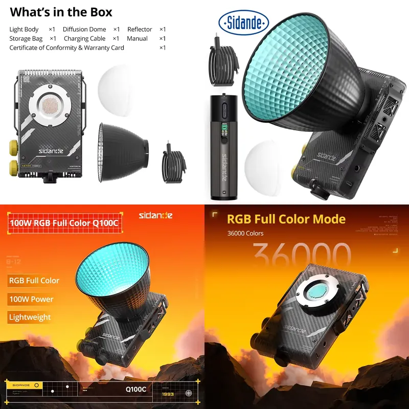 แบรนด์สำหรับ Sidande Q100C Q10 - Photography With Lighting บทวิจารณ์และราคา