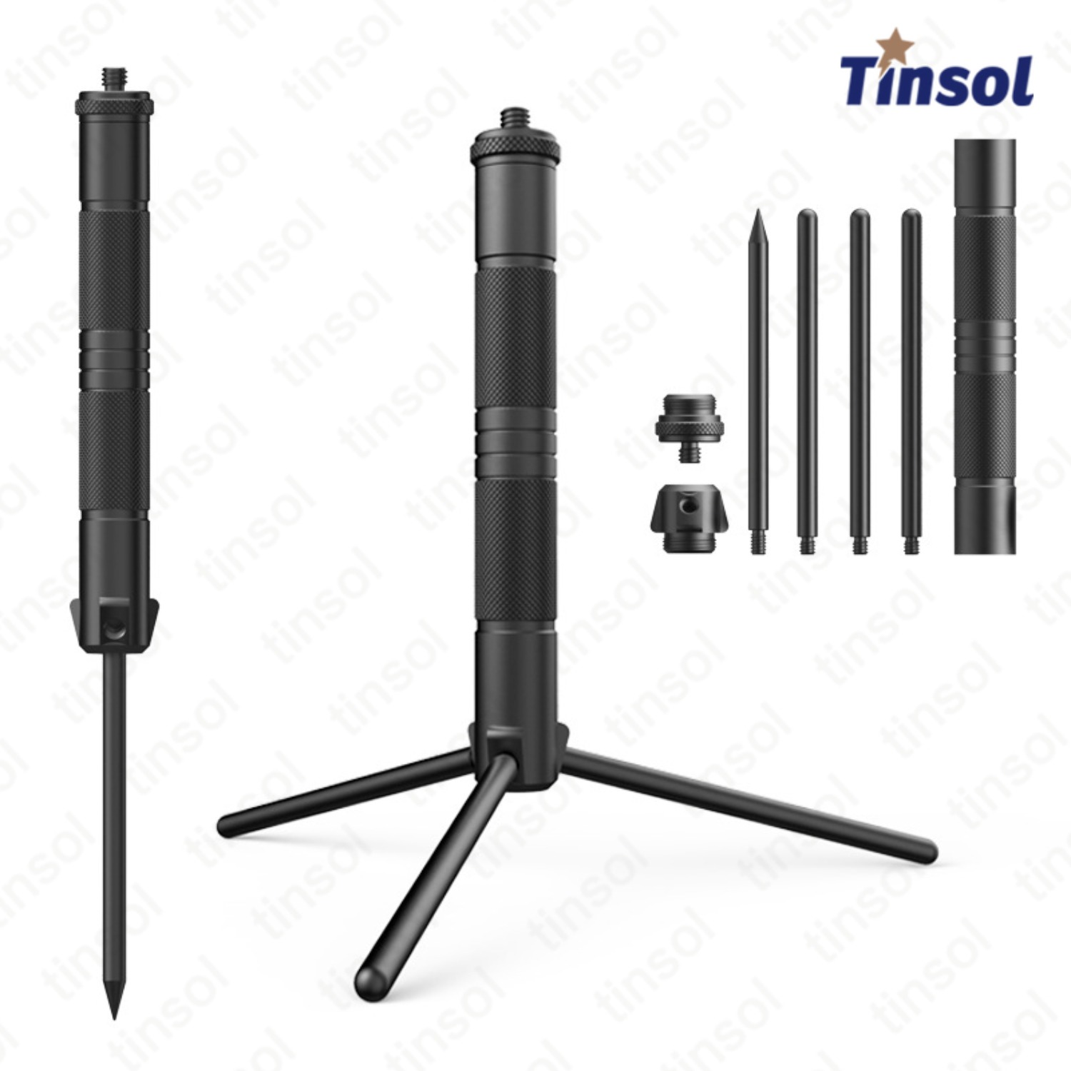 ขาตั้งโคมไฟอลูมิเนียมแบบพับได้ - Photography Video Lighting Kit With Adjustable Tripod Stand บทวิจารณ์และราคา
