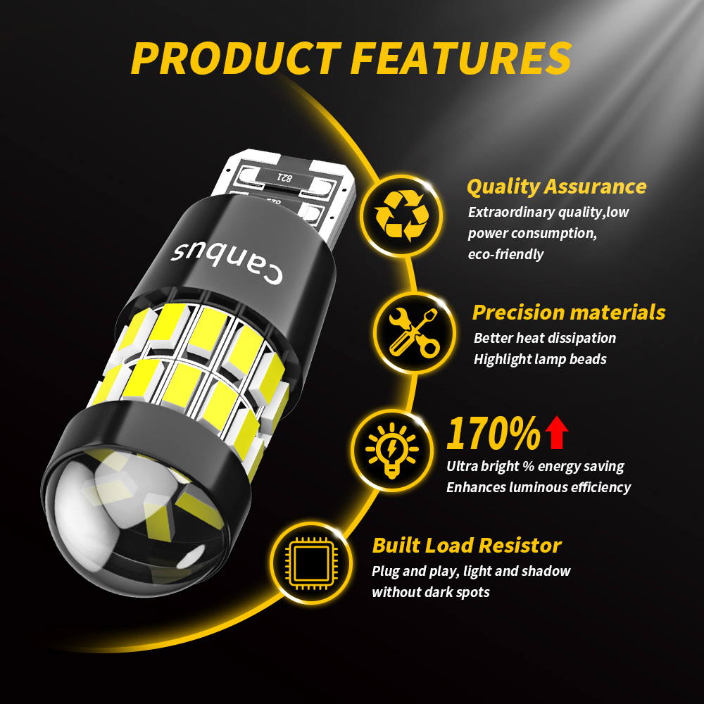 DXZ 2PCS W5W T10 หลอดไฟ LED เล - Interior Photography Lighting บทวิจารณ์และราคา