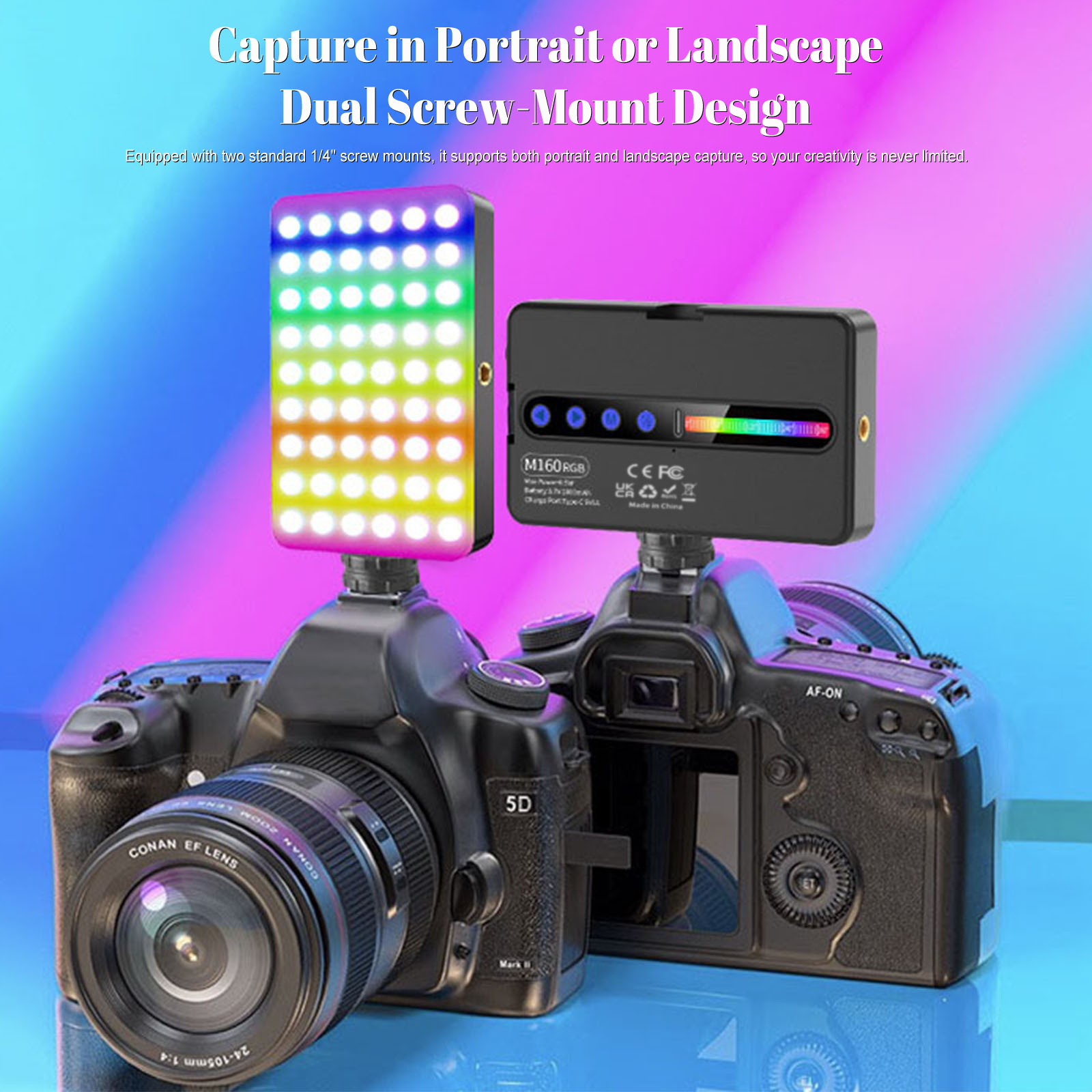 ไฟวิดีโอ LED RGB 6.5W 2700K-65 - Photography Types Of Lighting บทวิจารณ์และราคา