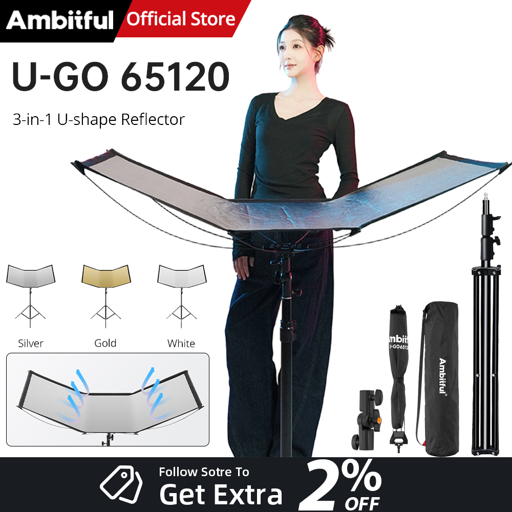 ชุดกระจายแสงแบบ U-Type 3in1 AM - Photography Types Of Lighting บทวิจารณ์และราคา