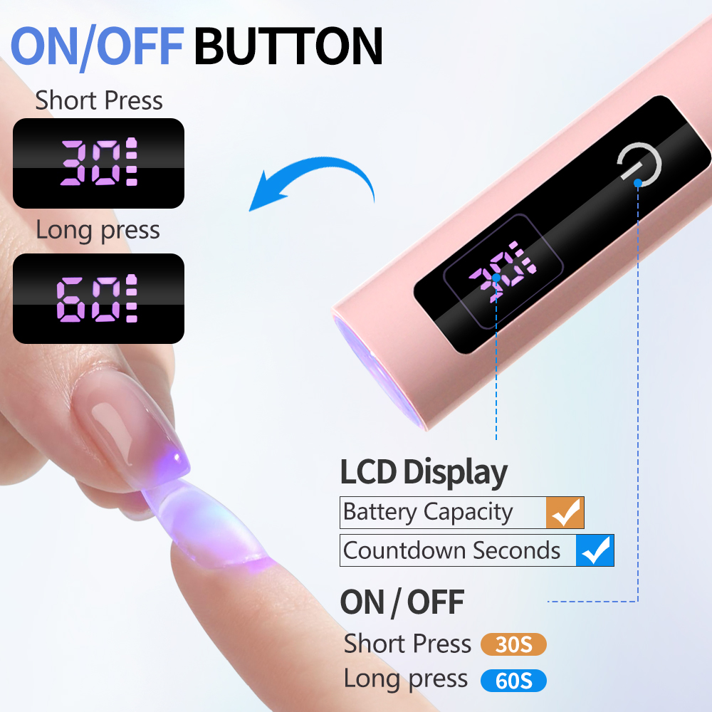 เครื่องอบเล็บแบบพกพา ใช้แสง UV - Photography Lighting Gels บทวิจารณ์และราคา