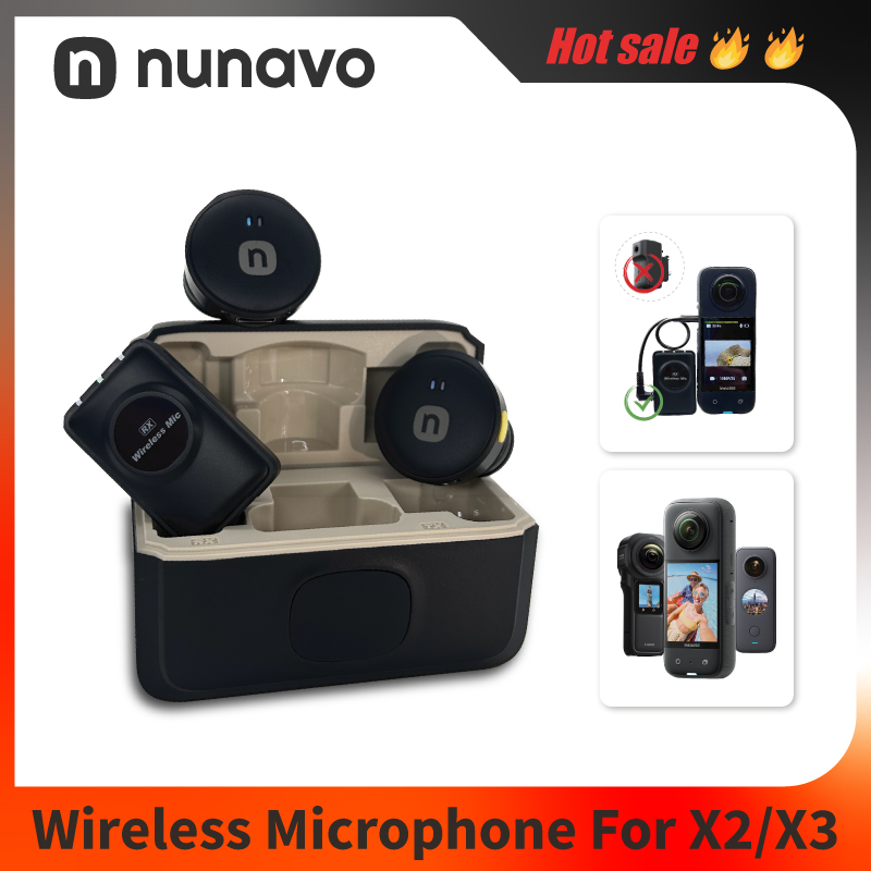 NUNAVO ไมโครโฟนไร้สายไมโครโฟนส - Insta360 Camera X3 บทวิจารณ์และราคา