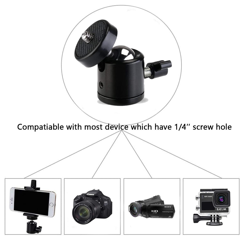 Terebento 1/4 สกรูขาตั้งกล้องอ - Photography Video Lighting Kit With Adjustable Tripod Stand บทวิจารณ์และราคา