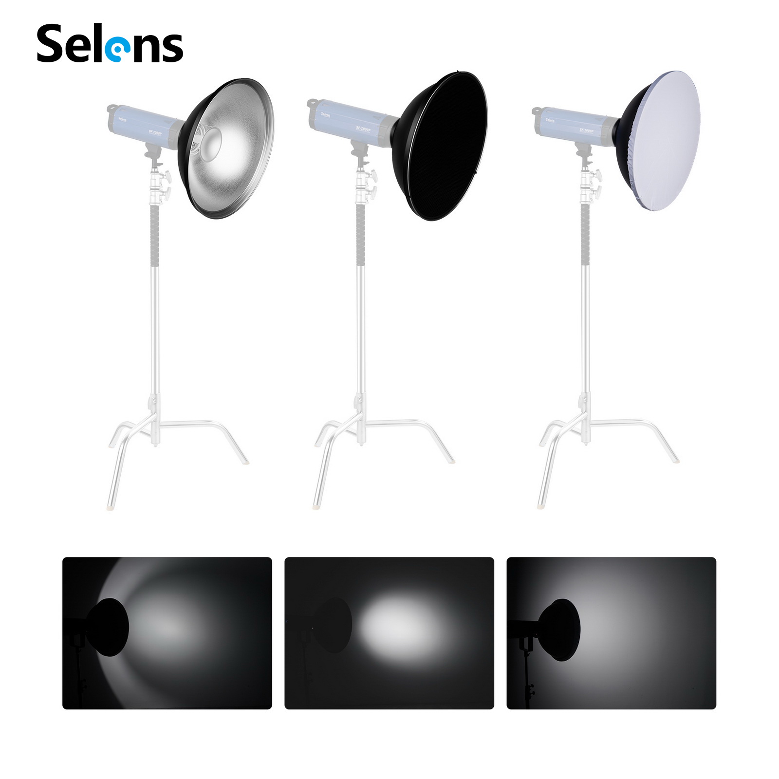 เซลเลนส์ 55 ซม. สะท้อนแสงภายใน - Beauty Dish 55Cm บทวิจารณ์และราคา