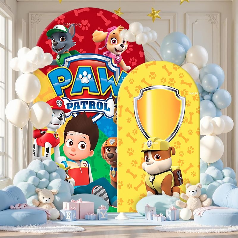 ฉากหลัง Paw Patrol ผ้าหนา ตกแต - Photography Lighting Backdrop บทวิจารณ์และราคา