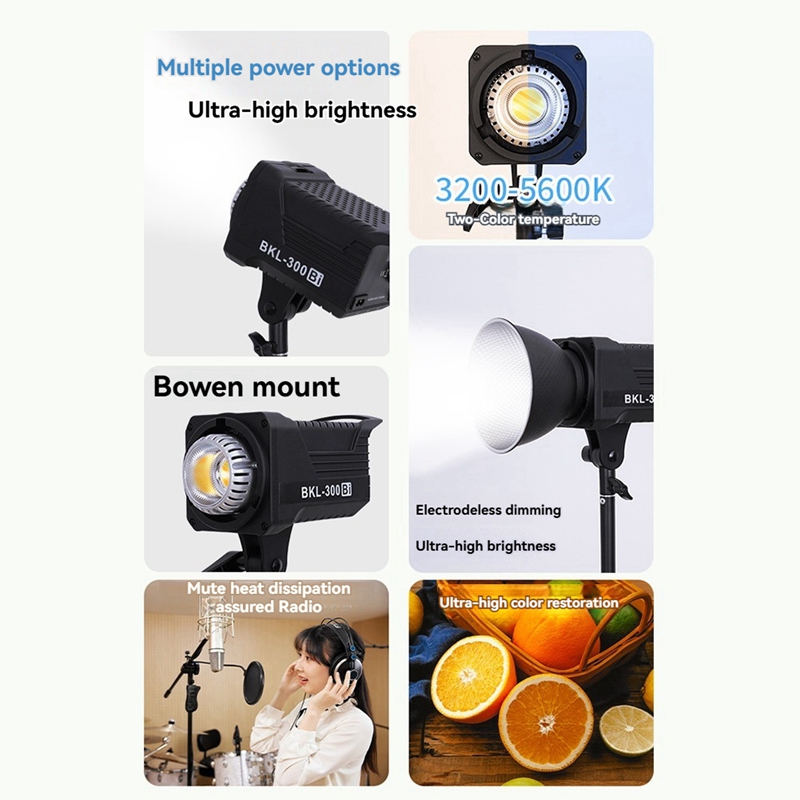 ไฟวิดีโอ LED แบบไบ 300W, ไฟ LE - Photography Lighting Led บทวิจารณ์และราคา