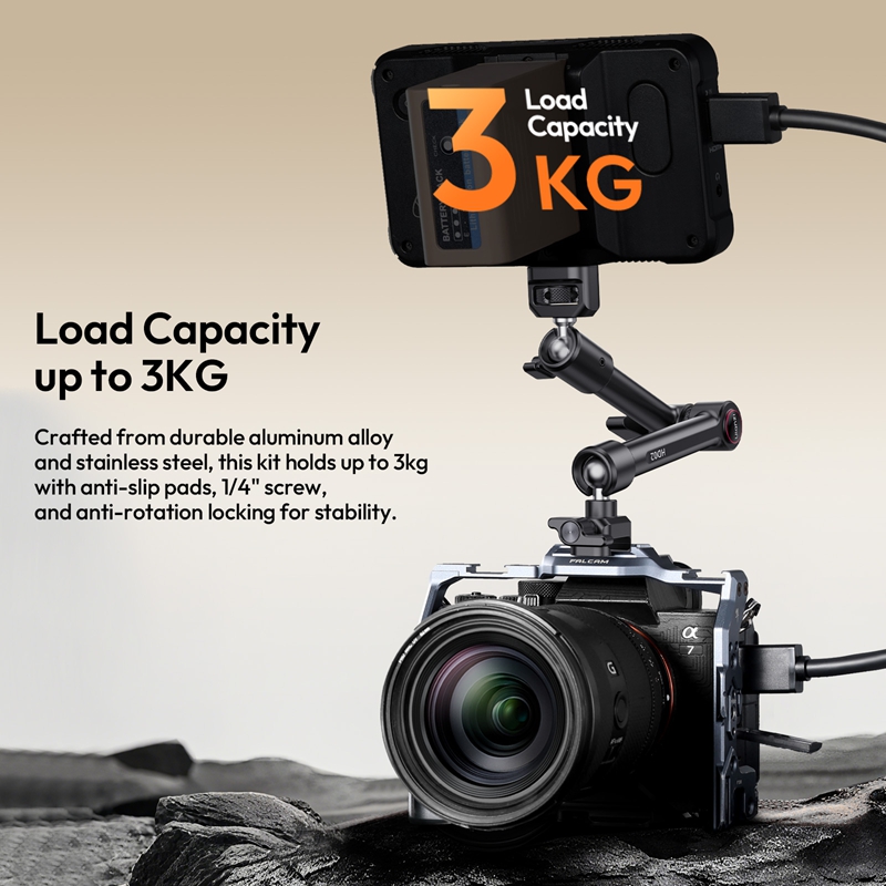 ชุดอุปกรณ์แขนยืด Ulanzi HD02 ข - Photography Video Lighting Kit With Adjustable Tripod Stand บทวิจารณ์และราคา