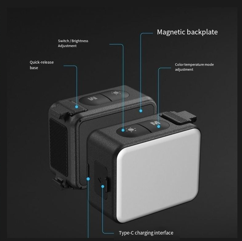 TELESIN แม่เหล็กเติมแสงสําหรับ - Photography Lighting Kit Portable บทวิจารณ์และราคา