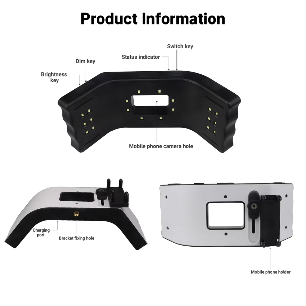 ไฟถ่ายภาพทางทันตกรรม JUMTOP LE - Photography Lighting Led บทวิจารณ์และราคา