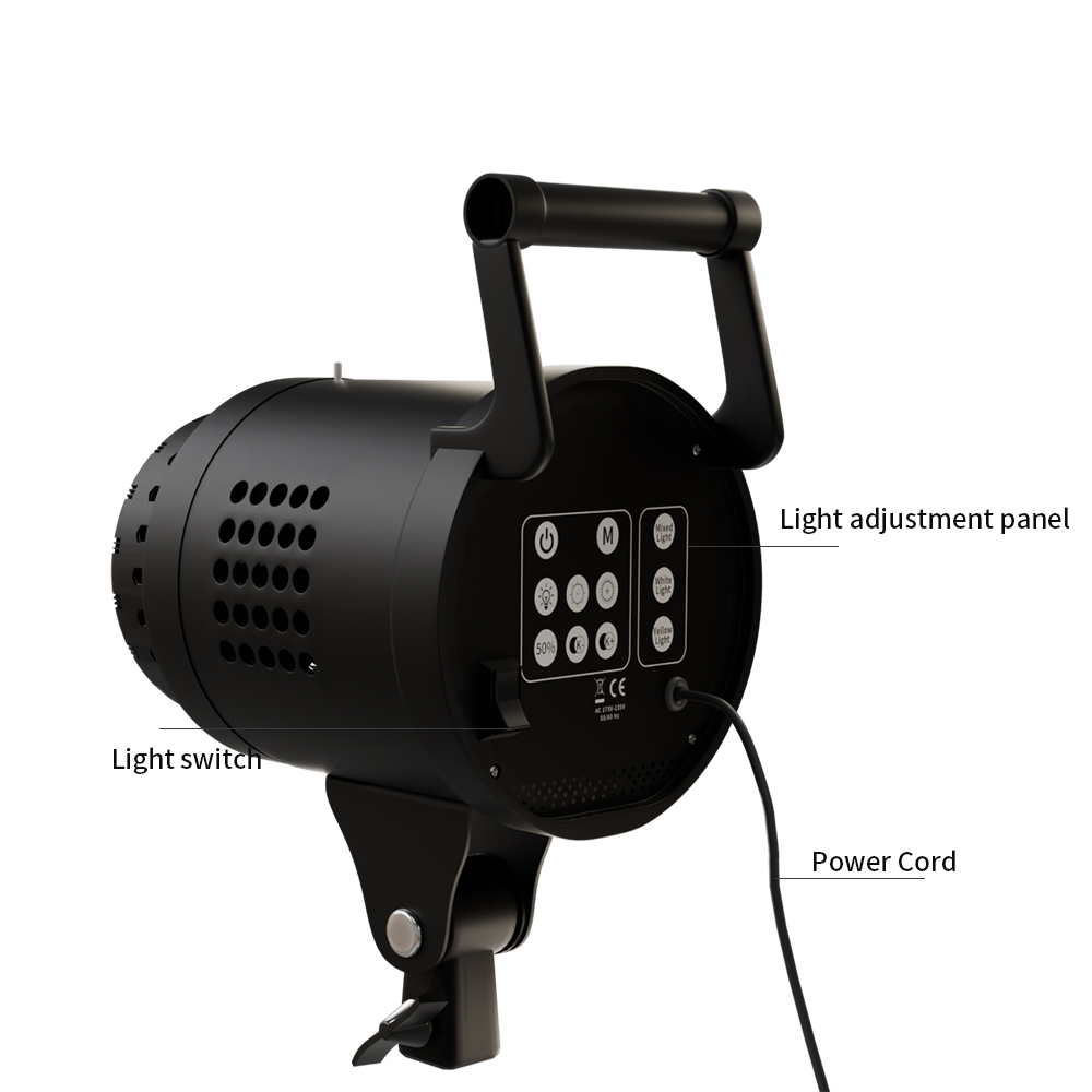 115/135W การถ่ายภาพ Bowens LED - Photography Lighting Portrait บทวิจารณ์และราคา