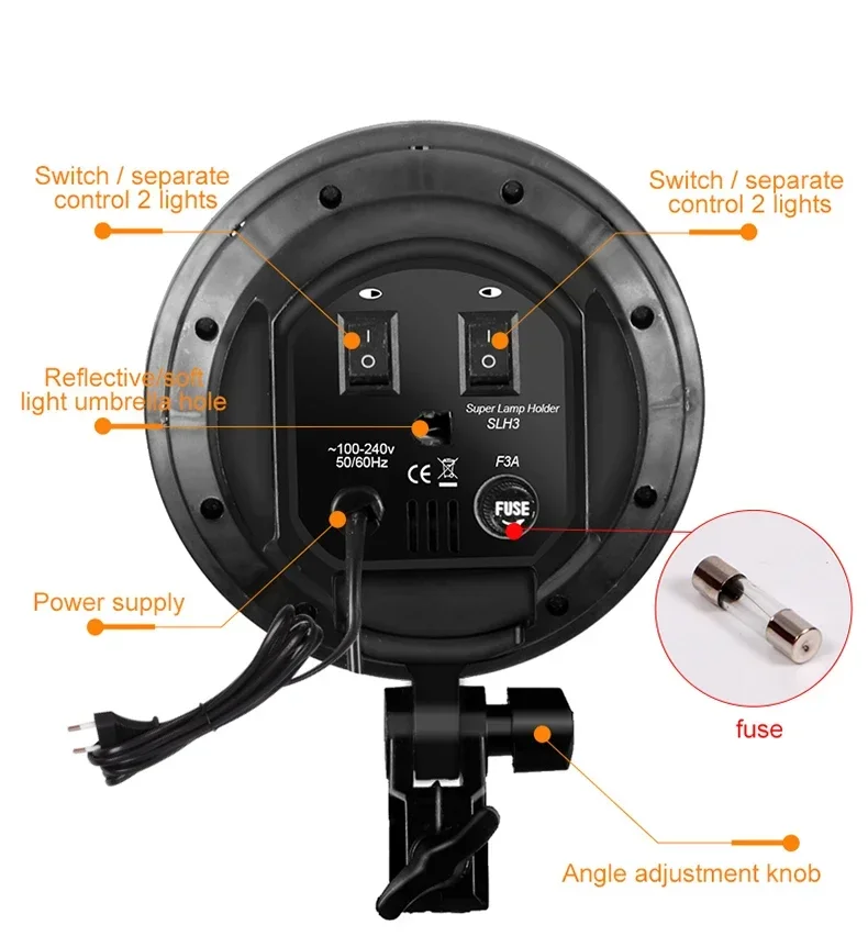 ชุดไฟสตูดิโอถ่ายภาพพร้อมหัวหลอ - Photography Lighting Portrait บทวิจารณ์และราคา